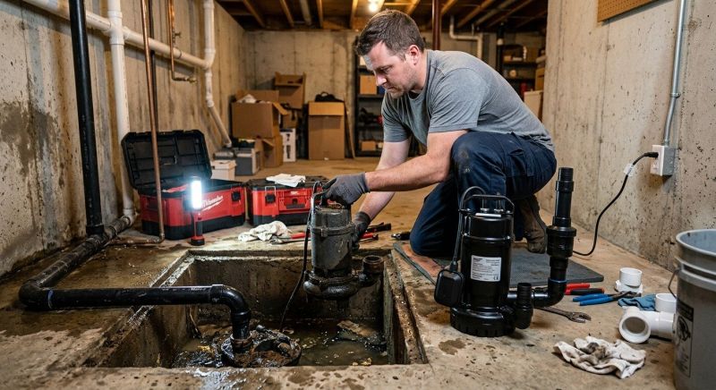 Ejector Pump Installation in Warwick, RI