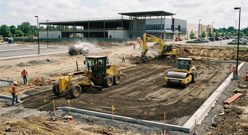 Parking Lot Excavation in Canton, GA