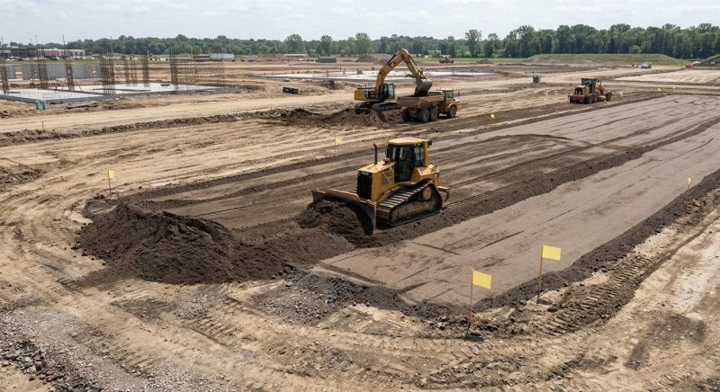 Parking Lot Excavation in Cleveland, TN