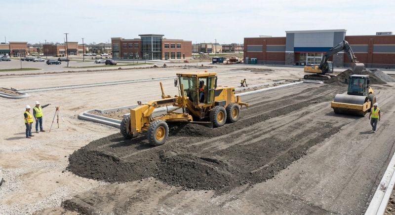 Parking Lot Excavation in Park City, UT