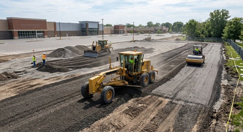 Parking Lot Gravel Repair in Gwinnett County, GA