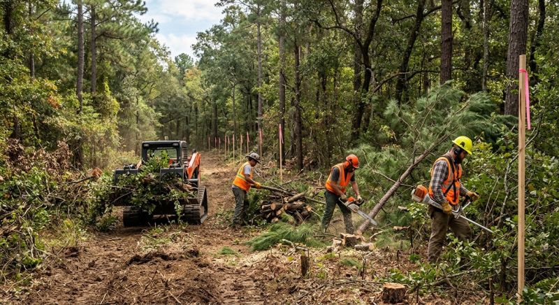 Slope Clearing in Katy, TX
